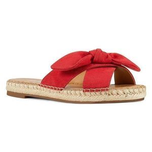 Nine West Bellah Womens Espadrille Sandals Red